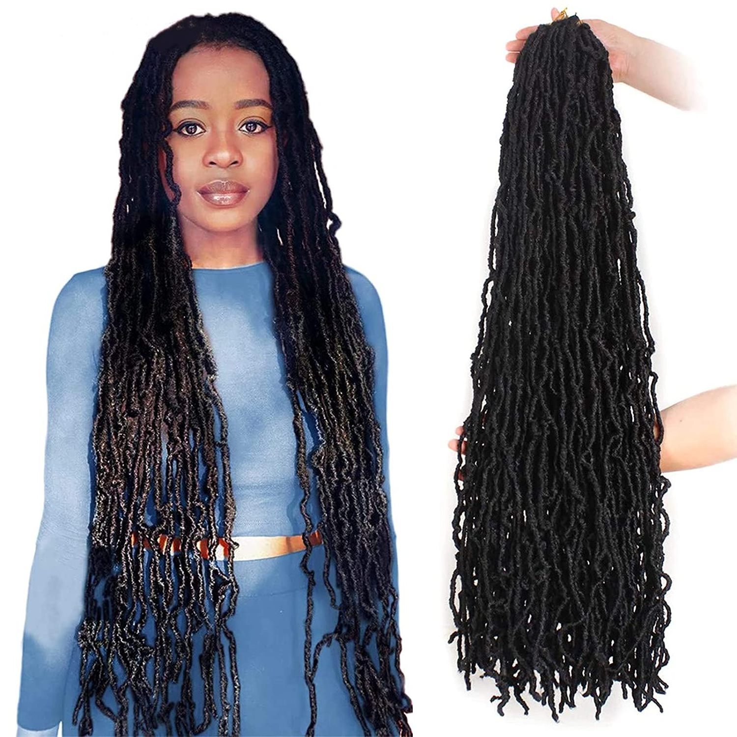 Hot sell Hot Sale  Dread Locs Crochet Braids 36 inch soft faux locs hair