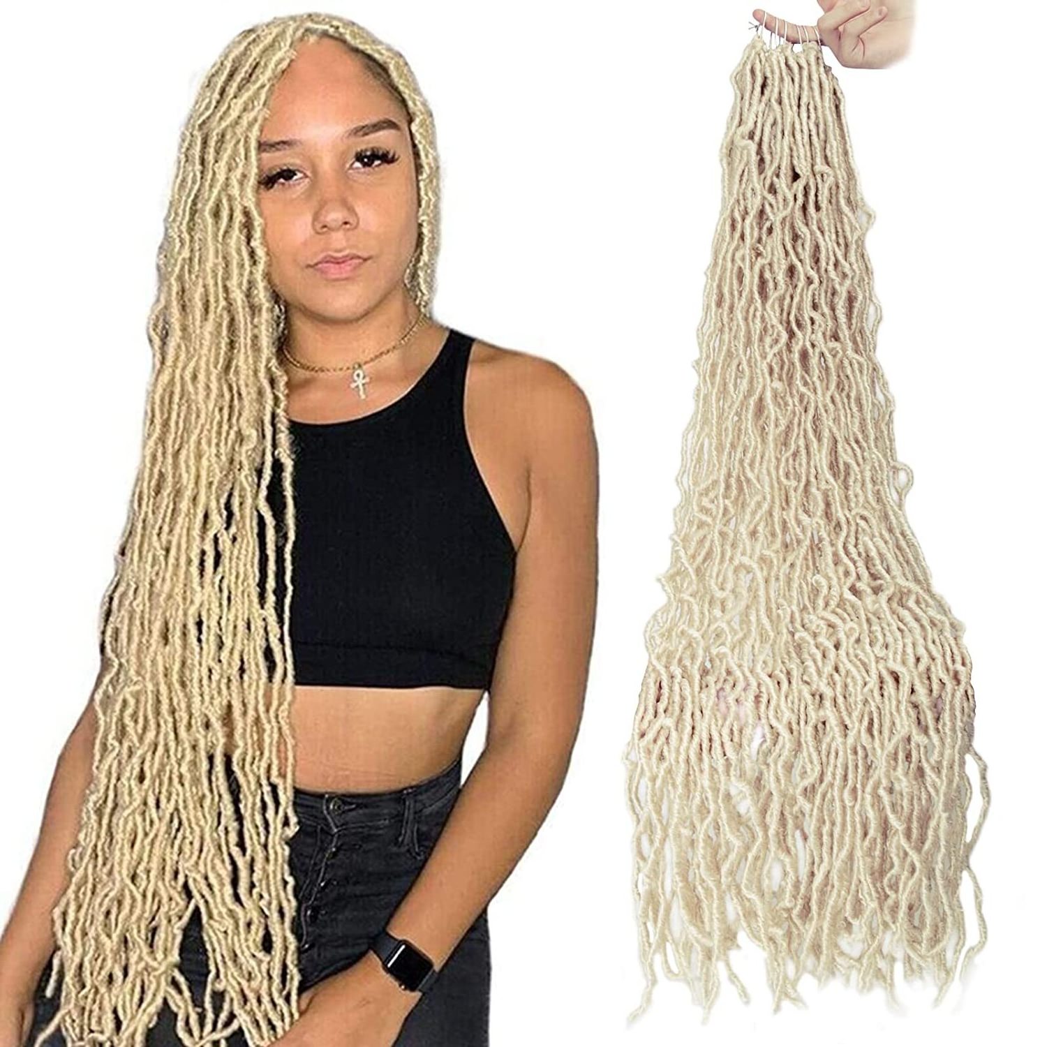 Hot sell Hot Sale  Dread Locs Crochet Braids 36 inch soft faux locs hair