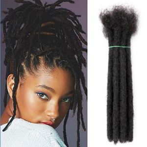 Synthetic dreadlocks extensions accessories beads jewelry soft dreadlocks braids crochet needle making machine crochet dreadlock