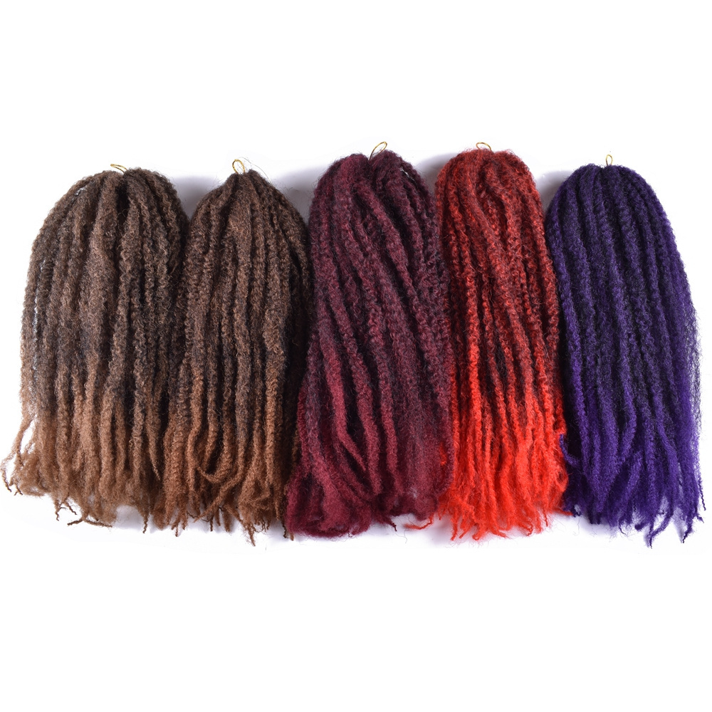 Hot sell wholesale 20 inch afro twist crochet braids afro kinky dreadlocks kinky twist hair afro twist braid