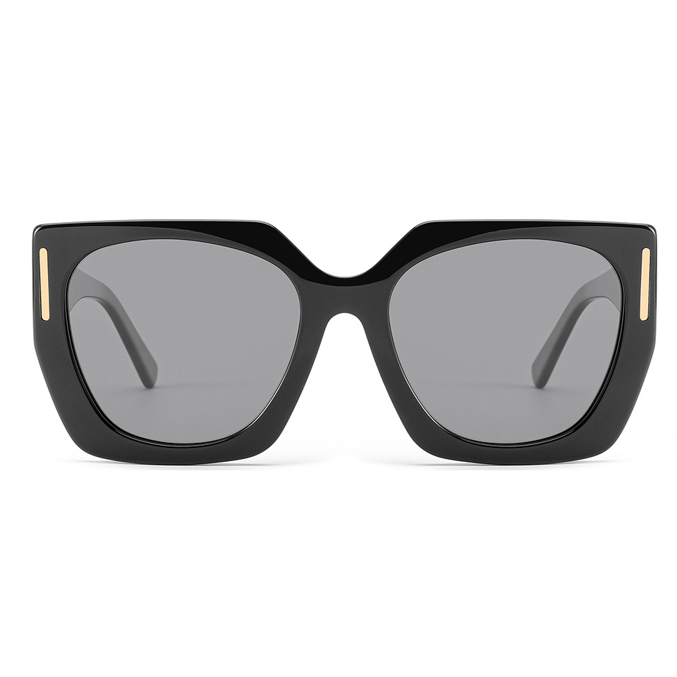 Unique Design Oversized Frame Acetate Polarized Sunglasses High Quality Material Hand Polished