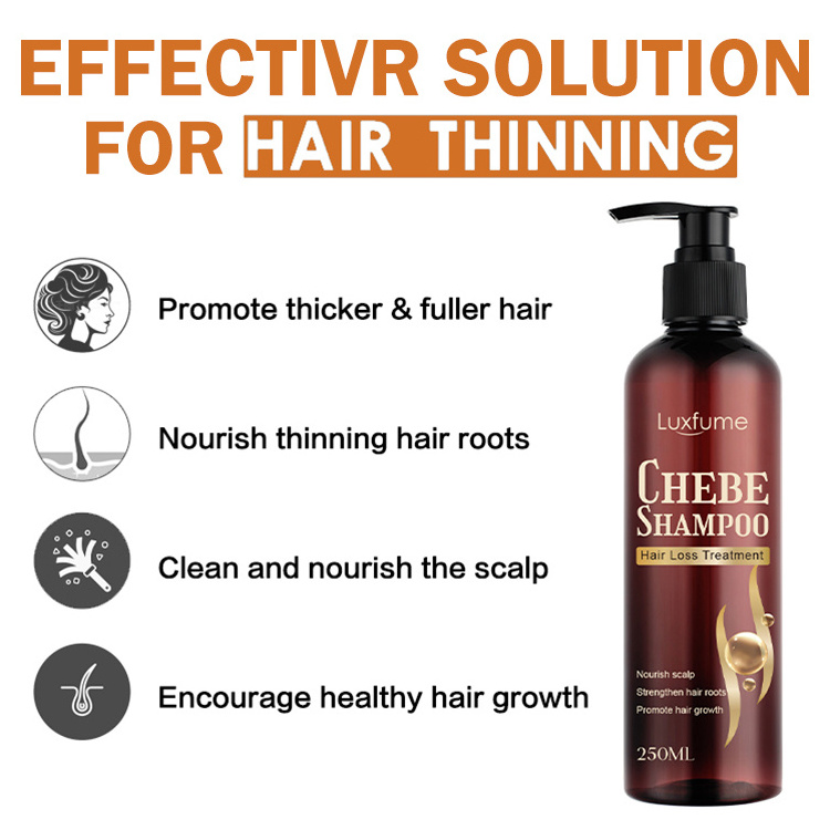 Natural Hair Growth Shampoo Remove Dandruff Nourishing Chebe Based Shampoo