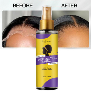 Fast Drying Hair Holding Spray Private Label Strong Hold Hair Glue Spray Melting Spray