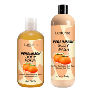 Purifying Shower Gel Refreshing Anti-Acne Deodorizing Persimmon Body Wash Set