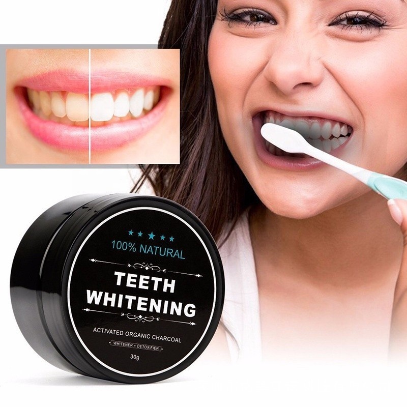 Teeth Cleaning Powder Charcoal Tooth Powder Teeth Whitening Powder For Home Use