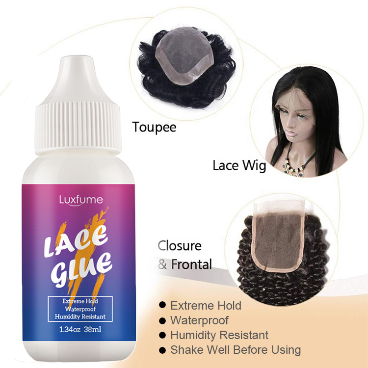 Top Lace Wig Glue Manufacturers Fast Dry Waterproof Strong Hold Lace Glue