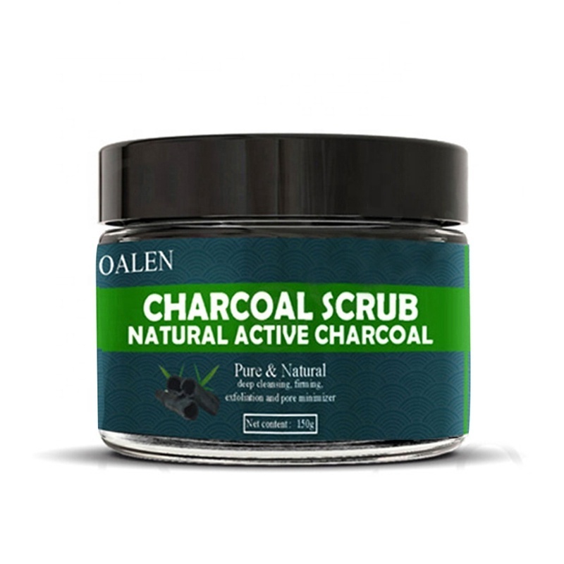 In Stock Exfoliating Charcoal Face Foot Body Scrub