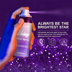 Hair Glitter Spray Private Label Hair And Body Highlighter Shimmer Glitter Spray