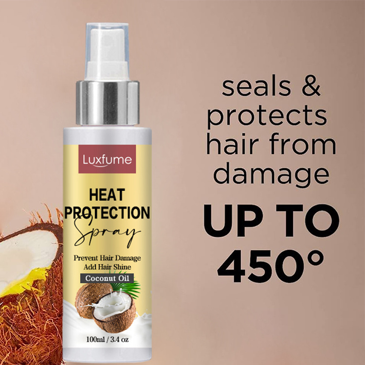 Private Label Repairing Silkening Heat Protector Serum Hair Heat Protection Spray