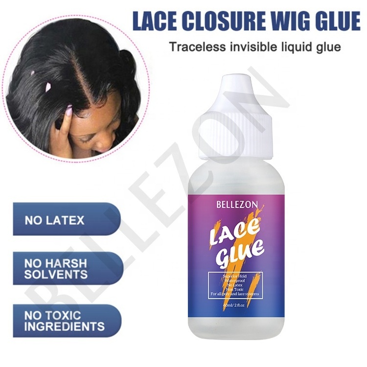 Best Selling Waterproof Fast Drying Lace Wig Glue Adhesive Strong Hold Clear Lace Glue