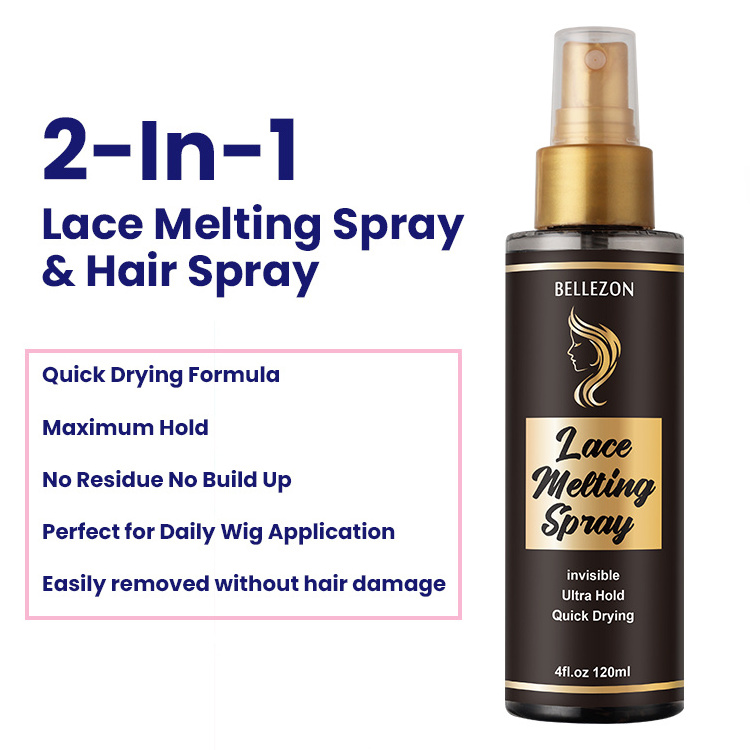 Bellezon Hair Glue Melt Spray Wholesale Melting Spray Holding Spray For Lace Wigs