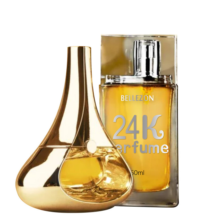 24K Gold Ladies Luxury Perfumes Original Fragrance Long Lasting Body Spray Perfume for Women