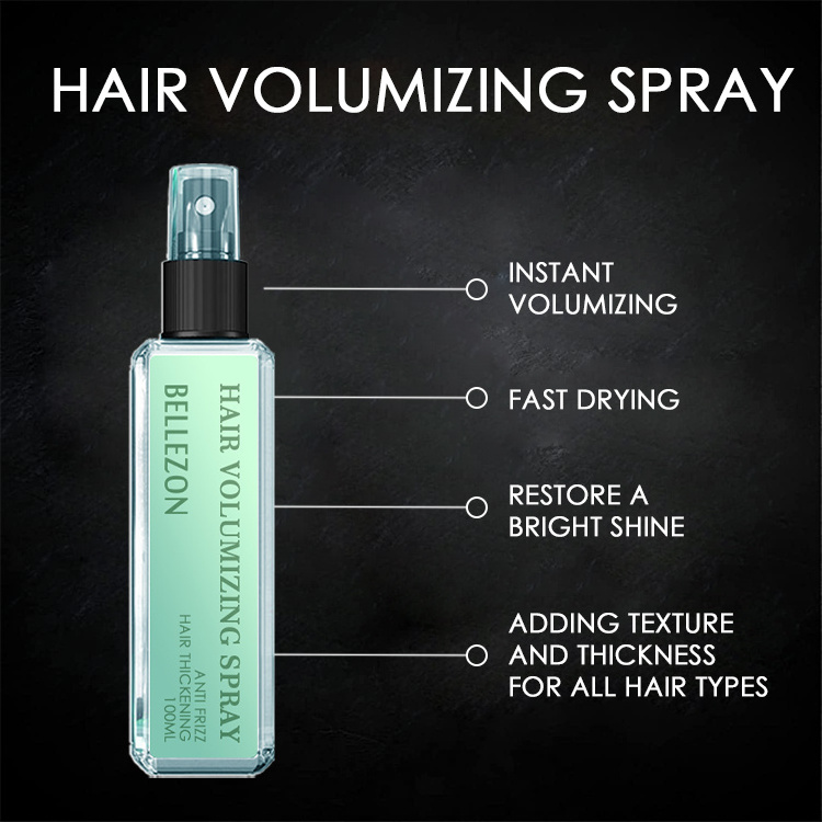 Private Label Hair Thickening Spray Instantly Volume Texture Fluffy Volumizing Hair Spray