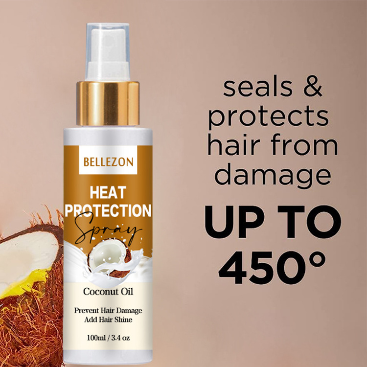 Silkening Heat Protectant Serum Spray Hair Style Hair Heat Protection Spray