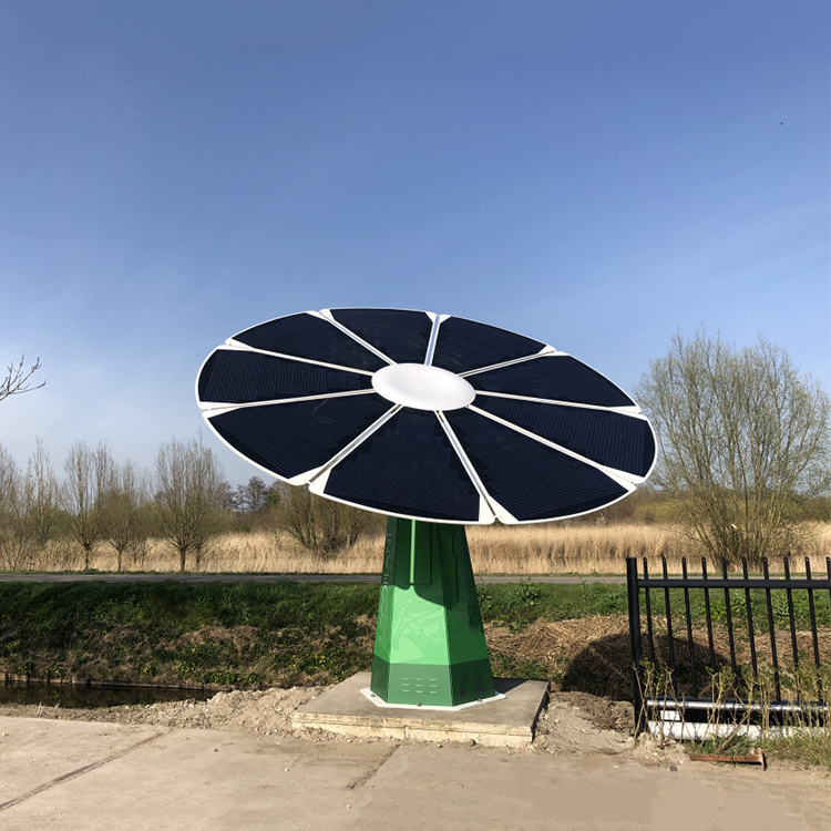 Outdoor Solar Flower Garden Solar Power System Komplettanlagen Speicher Photovoltaik-20 Kw Solar Final Umbrella Styles