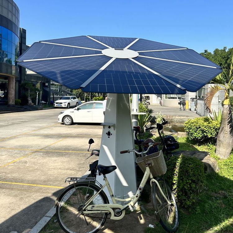 Competitive Price Home Solar Electricity Generation System Parasol Con Estacion De Carga Solar Custom Design Solar Panel Tree