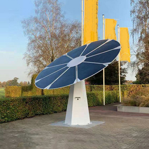 Solar Products 2023 New Arrivals Home Solar Energy System Design Solar Energy Tree Backyard Must-Have Parasol With Solar Panel