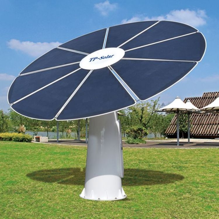 Solar Products 2023 New Arrivals Home Solar Energy System Design Solar Energy Tree Backyard Must-Have Parasol With Solar Panel