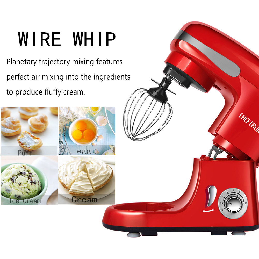 1200W mixeurs d'aliments household bread dough mixer mixeur de cuisine petrin de boulangerie stainless steel kitchen stand mixer