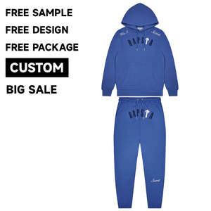 High Quality Custom Sport Gym Fleece Jogger Set Hoodies and Sweatshirt Man Tracksuit Set