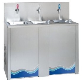 airport stainless steel free standing water dispenser