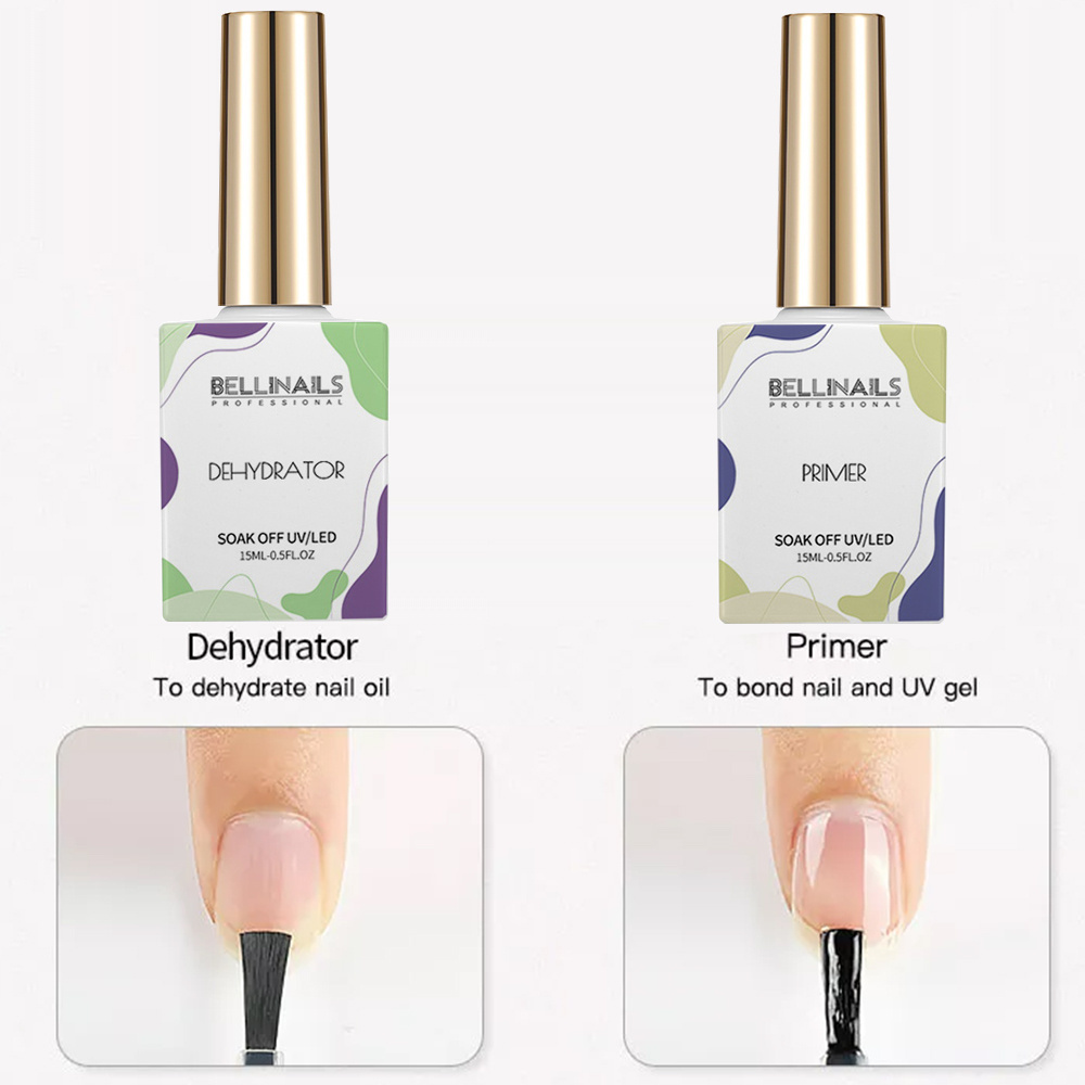 Bellinails Nail Prep Dehydrator And Acid-free Primer Acrylic Uv Gel Base Coat Primer Air Dry Nail Primer And Dehydrator Ph Bond