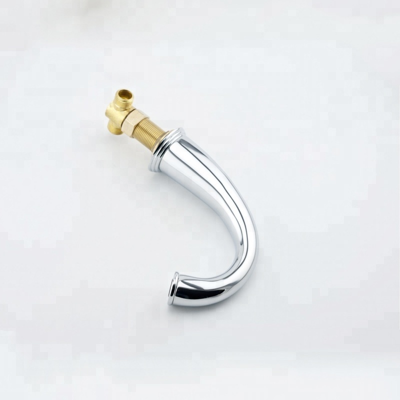 Classical modern 3 hole bathroom dual handle faucet cold hot brass material gold choice wash hand basin mixer tap faucet