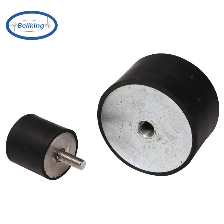 Factory Price Exhaust Rubber Shock Absorber Anti-vibration Mountings Cylindrical rubber anti vibration mounts