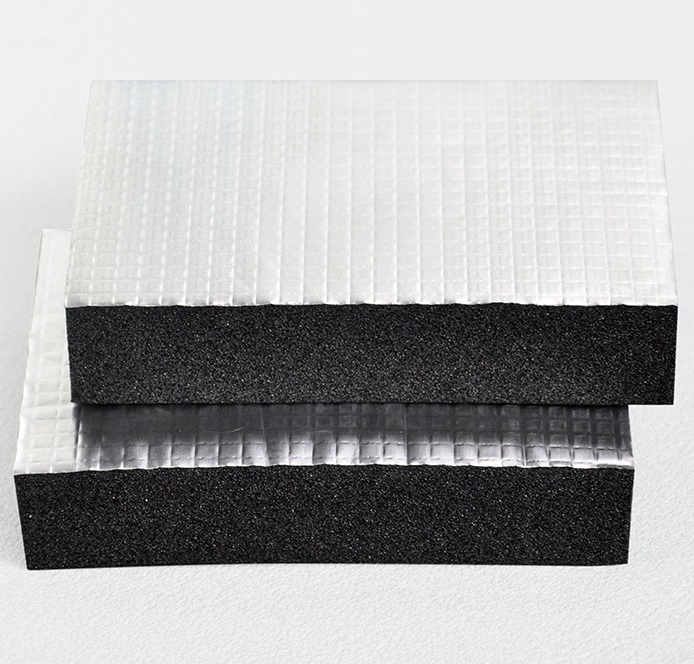 Bellsafe Closed Cell Reinforced Rubber Foam Insulation Sheet With Aluminum Rubber Roll Insulation for HVAC