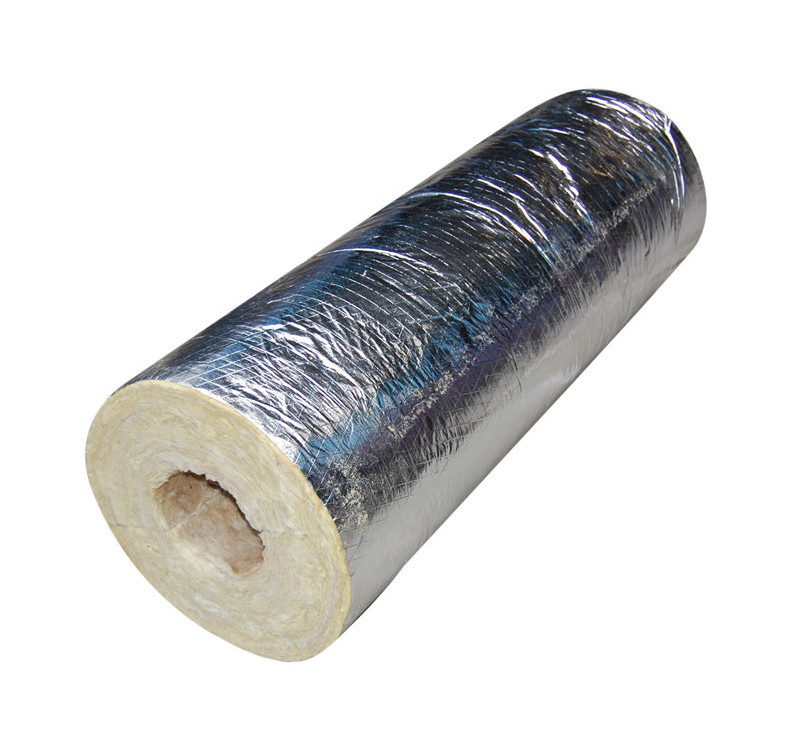 Bellsafe Glass Wool Pipe Insulation Fiberglass Wool Pipe With Aluminum Foil