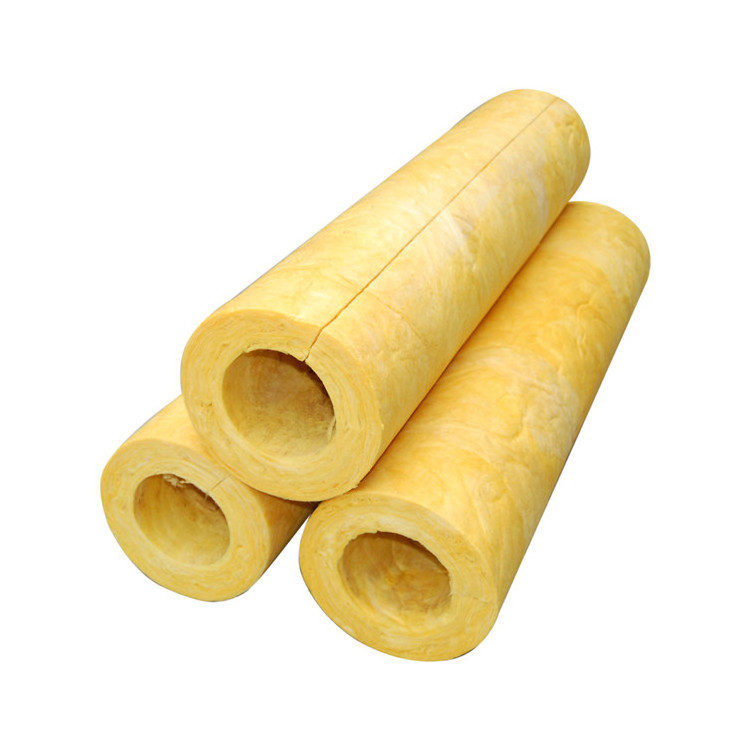 Bellsafe Glass Wool Pipe Insulation Fiberglass Wool Pipe With Aluminum Foil