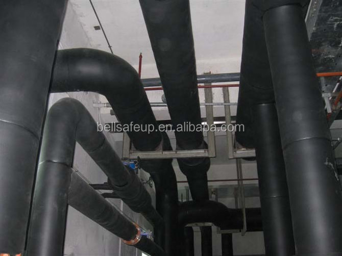 Bellsafe Flex 6mm-40mm Thickness Rubber Pipe Insulation For HVAC Copper Rubber Insulation Tube