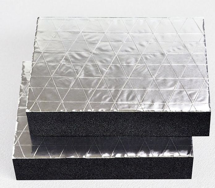 Bellsafe Closed Cell Reinforced Rubber Foam Insulation Sheet With Aluminum Rubber Roll Insulation for HVAC