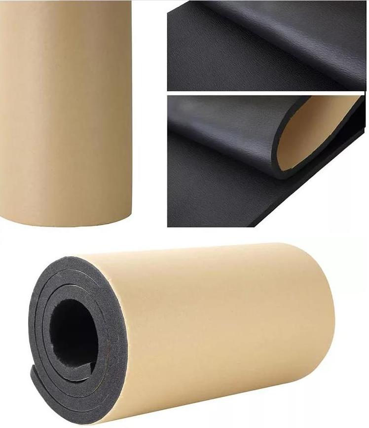 Bellsafe Closed Cell Reinforced Rubber Foam Insulation Sheet With Aluminum Rubber Roll Insulation for HVAC