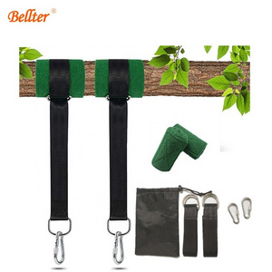 Glossy Tree Swing Straps Kit Jumping Swing Belt Hanging Rope for Outdoor Swing