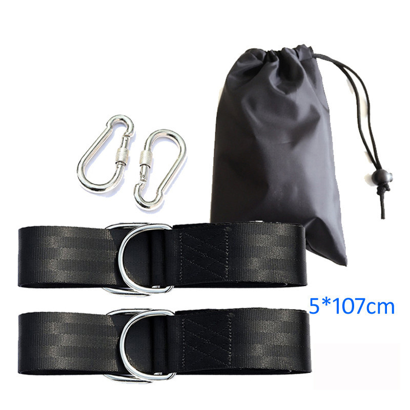 Adjustable Hammock Straps 5X107cm Tree Swing Straps Hanging Kit For Any Swing Or Hammock