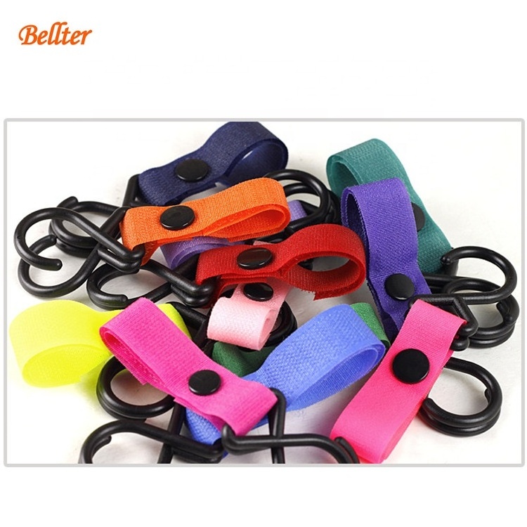 Reusable stroller hook clips/stroller bag hook portable baby stroller hook