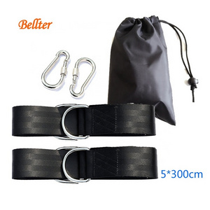 Tree Swing Hanging Kit Straps with Heavy Duty Locking Carabiners   Durable Outdoor Hammock Swing Rope