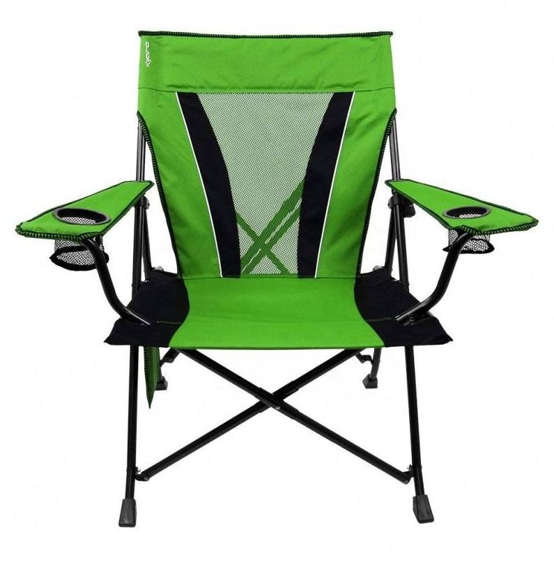 Camping Chair Ergonomic High Back Support 300lbs with Carry Bag Folding Quad Chair