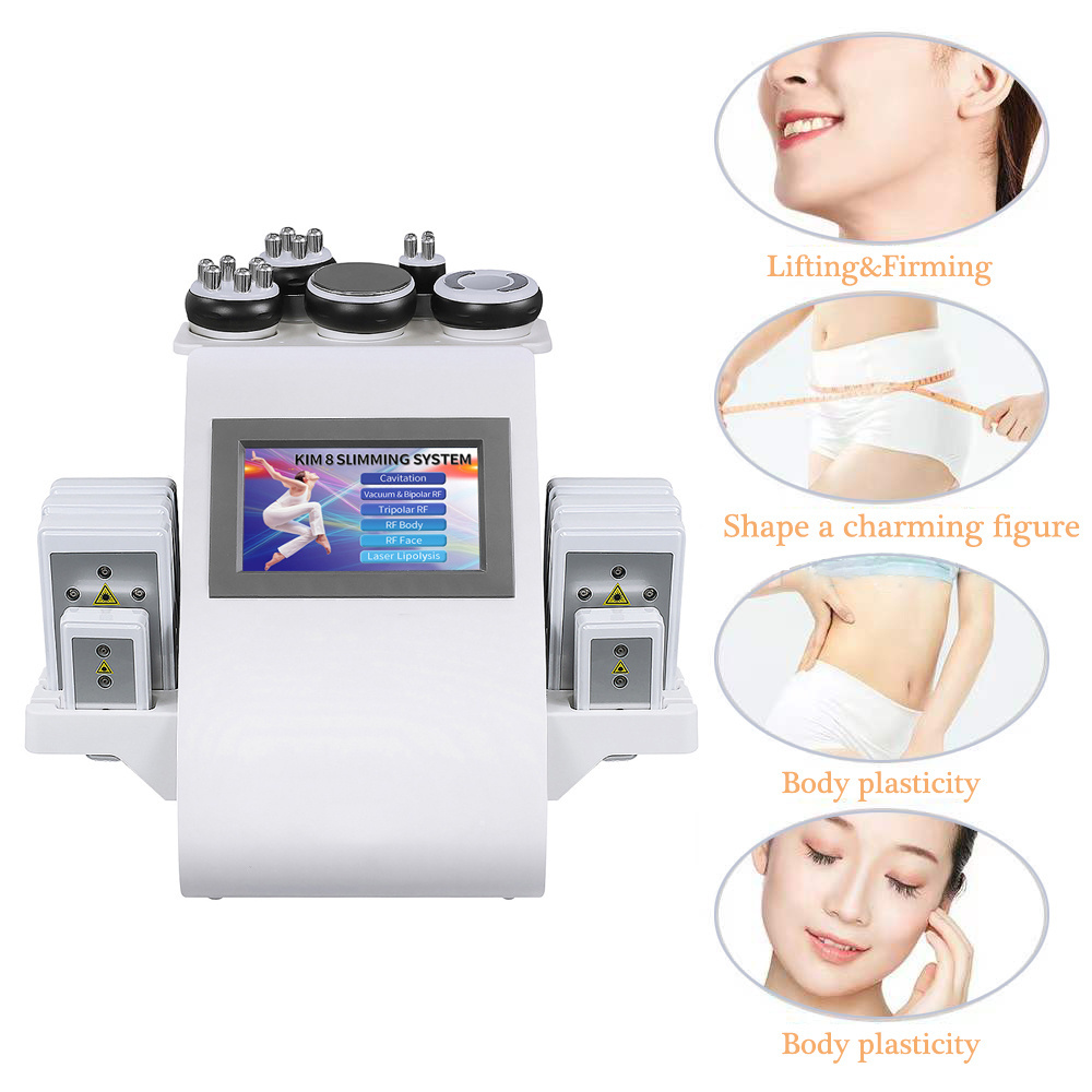 40k Cavitation Machine Lipo Laser Cellulite Reduction Vacuum RF Massager Laser Slim Machine