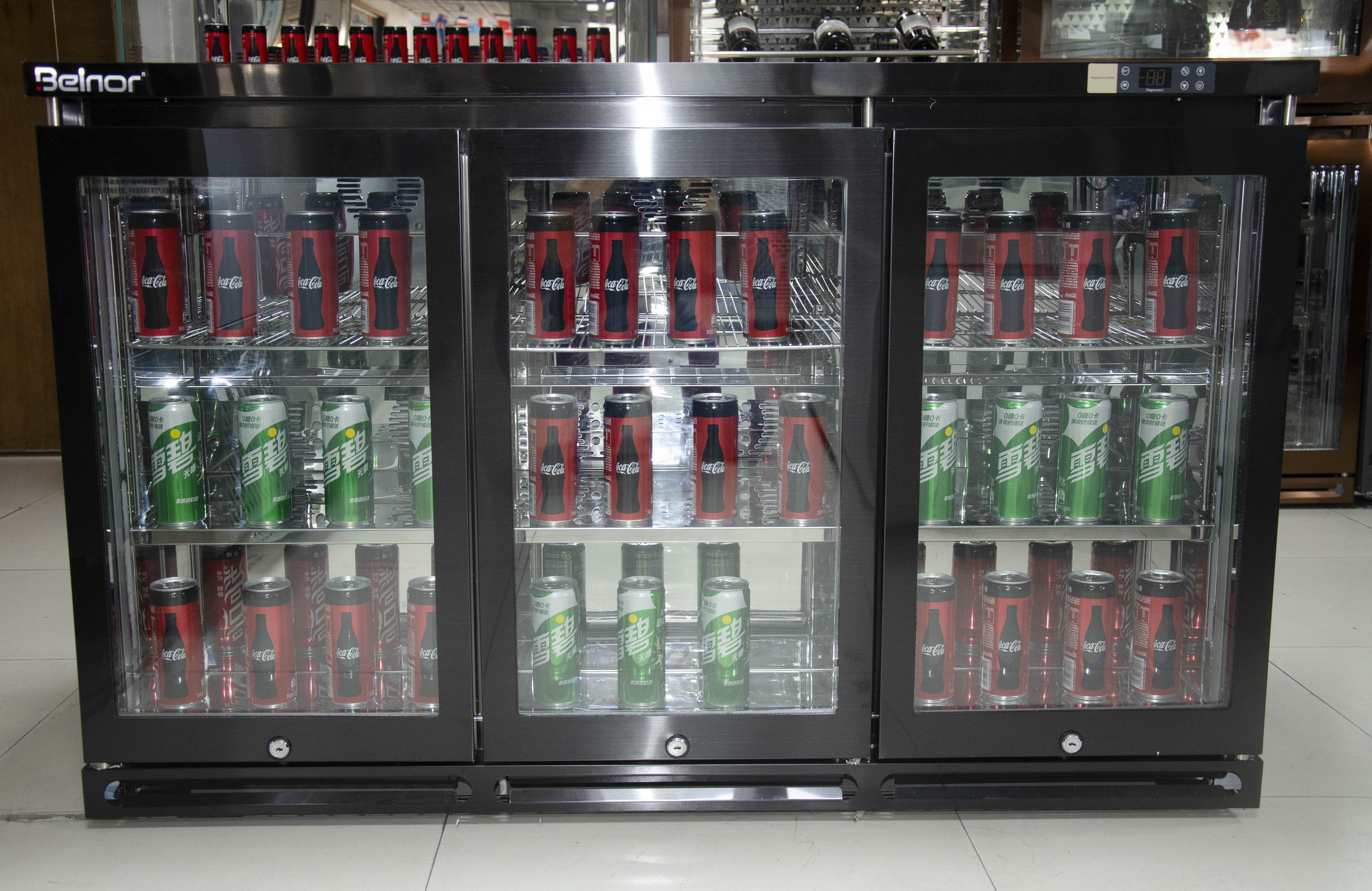 MG60L3W Under counter back bar cooler with hinged door