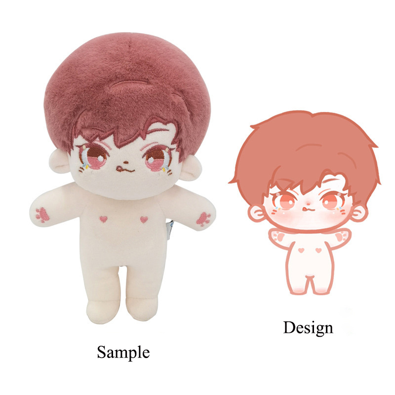 Kpop Doll Plush Toys Home Sofa Desk Decor Gift Merch OEM/ODM Custom Korean Star Idol Doll Star Custom Image Doll For Fans