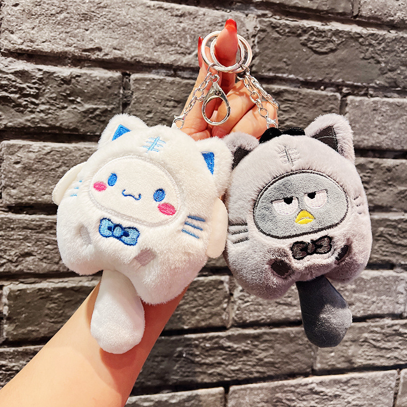 wholesale Sanrio 15cm toys pendant claw machine doll OEM/ODM small bag hanging decoration plush keychains