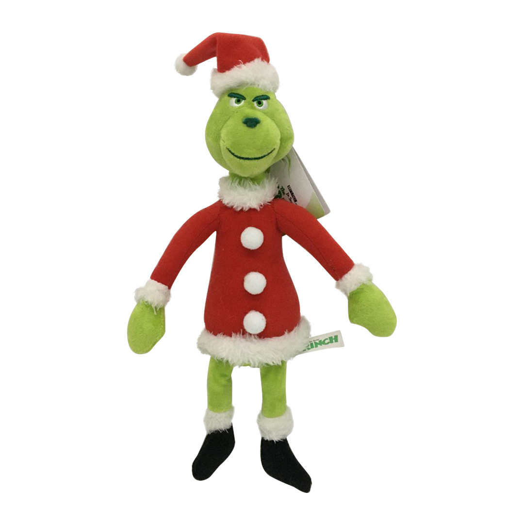 2023 Exquisite Plush Toys Green Fur Grinch Children's Cartoon Toys Animals Custom Toy Maker Small Stuffed Plush Unisex Play