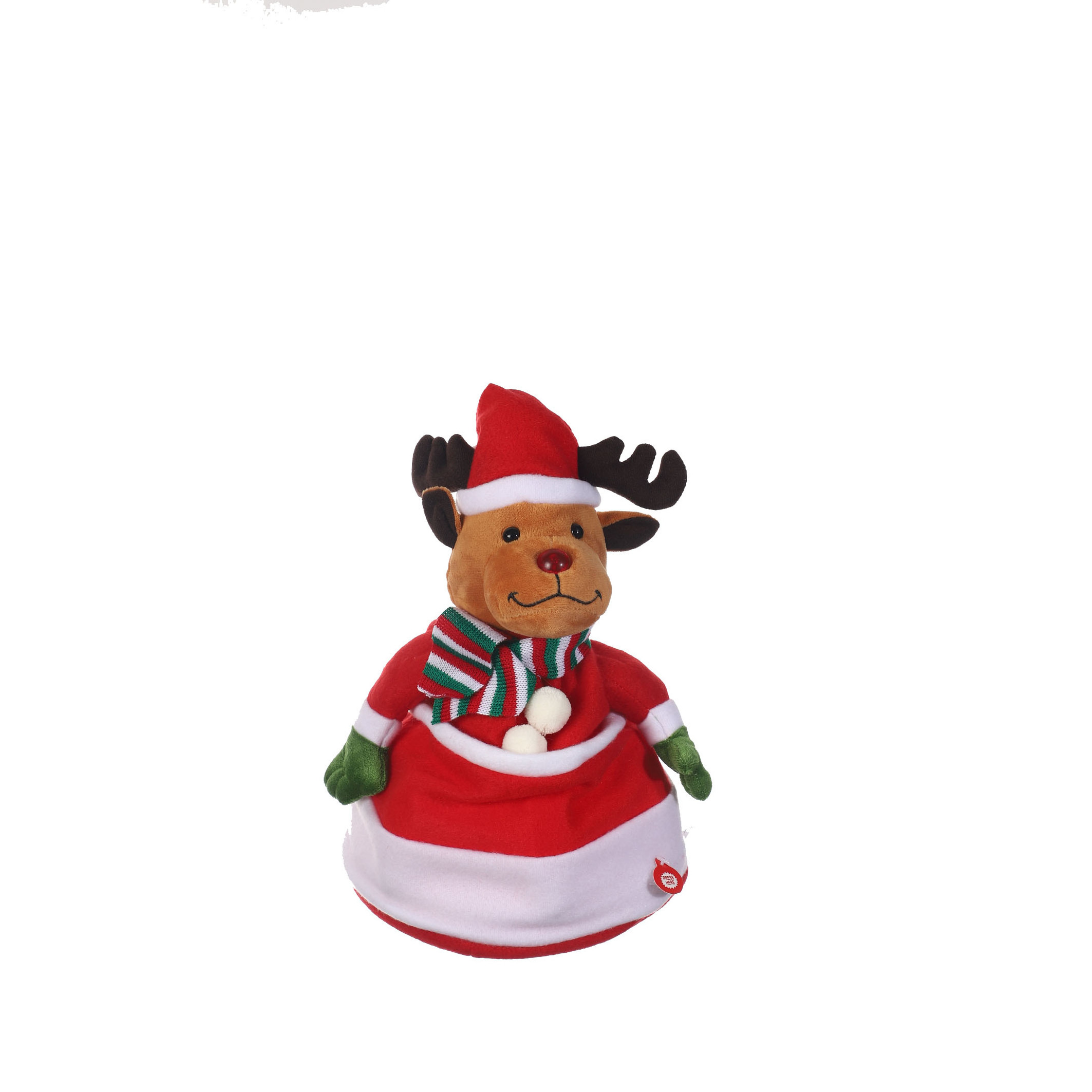 Christmas Electric Funny Plush Hat With Christmas Plush Shaking Hat Toy OEM/ODM  Santa Deer Snowman Dancing Moving Kids' Gifts