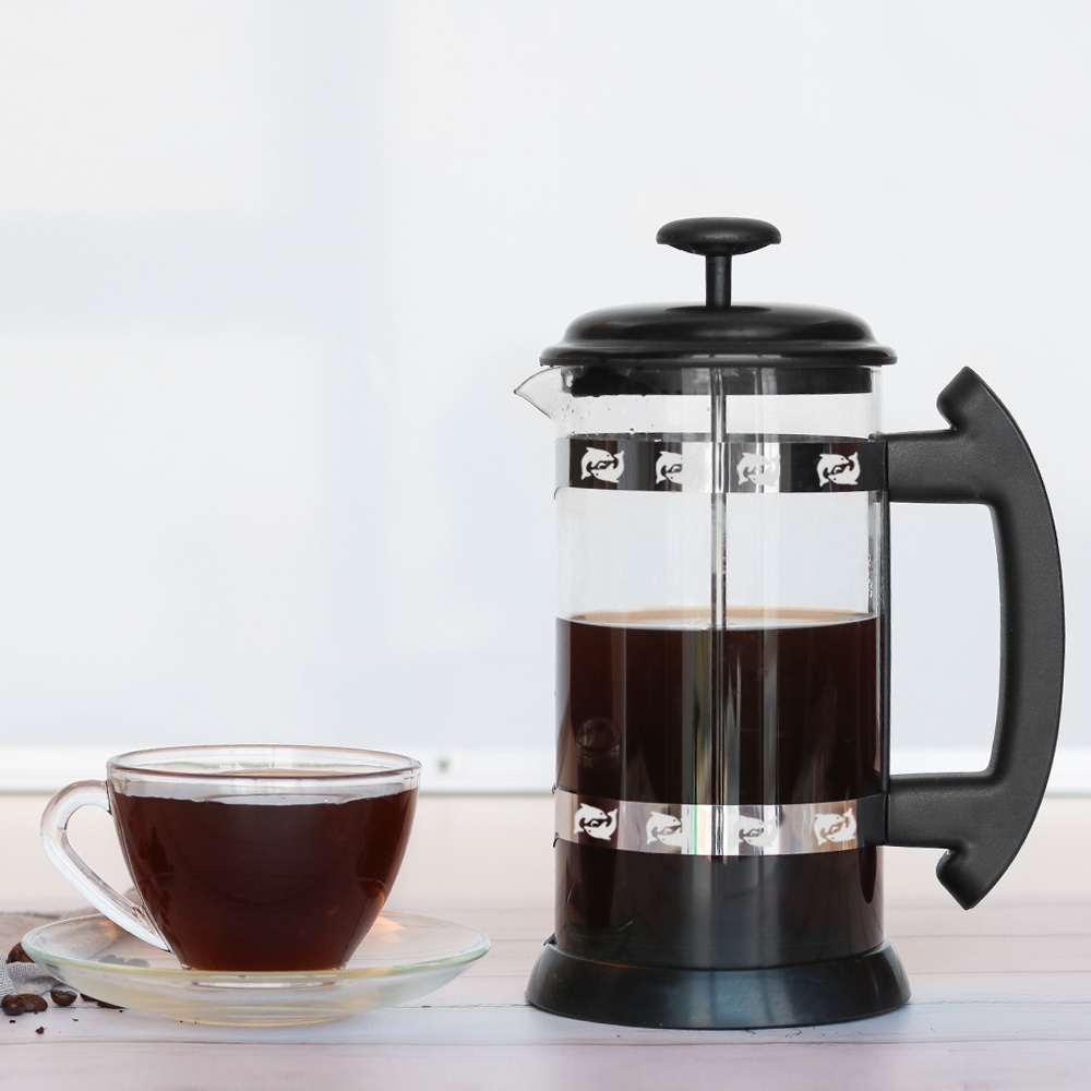 1000ml borosilicate glass french press coffee maker glass for home use