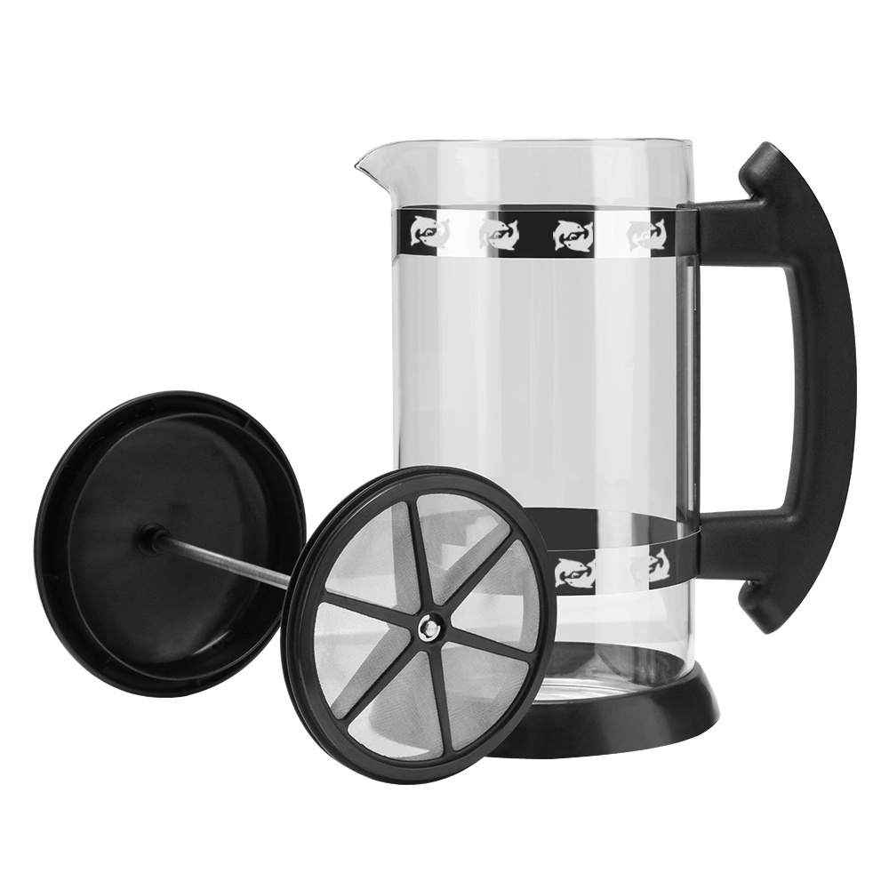 Coffee Tea Glass Brew pot Unique Portable custom French Press Coffee Maker Popular In Europe And America Market