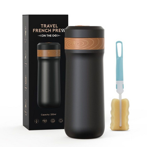 320ml French Press Coffee Maker With Heat Cold Coffee Brewer Camping Coffee Machine For Outdoor Travel