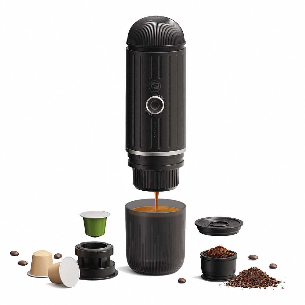 Portable Mini Espresso Coffee Machine With Wireless Coffee Maker Small Travel Rechargeable Handheld Coffee Cup