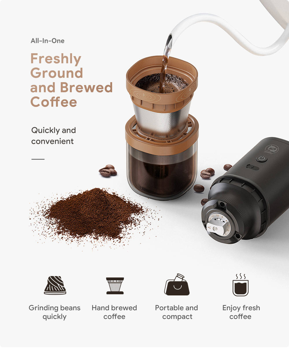 2 in 1 Electric Coffee Grinder Coffee Grinder Professional Portable Coffee grinder